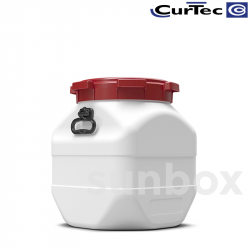 Bidón cuadrado boca ancha 50L