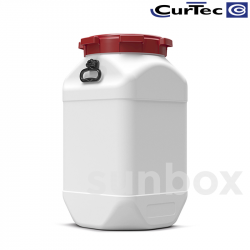Bidón cuadrado boca ancha 80L